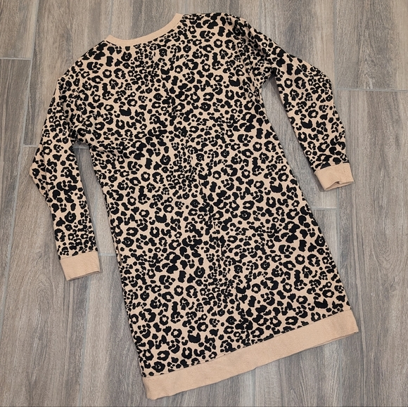 M&S Collection Animal Print Sweatshirt Tunic - Picture 3 of 7